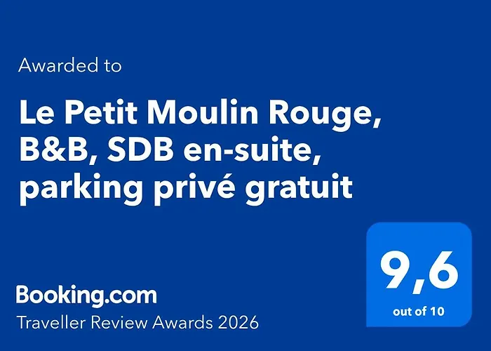 Bed & Breakfast Le Petit Moulin Rouge, B&b, Sdb En-suite, Parking Prive Gratuit 3*